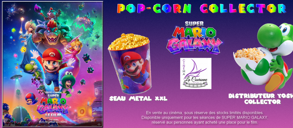 actualité POP CORN MARIO